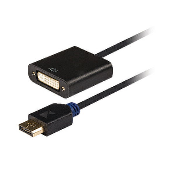 König DisplayPort male/DVI-I female, 0.2 m