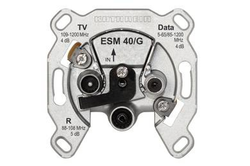 Kathrein ESM 40/G TV + Radio Metallic socket-outlet