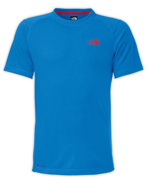 The North Face 888654436624 L Полиэстер Синий мужская рубашка/футболка
