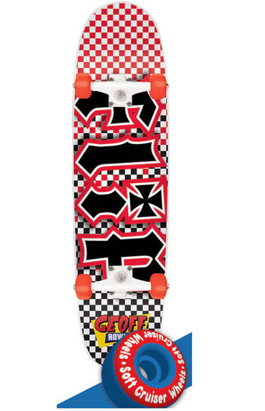 Flip Skateboards Rowley Fast Times Cruzer Skateboard (classic) Черный, Красный, Белый