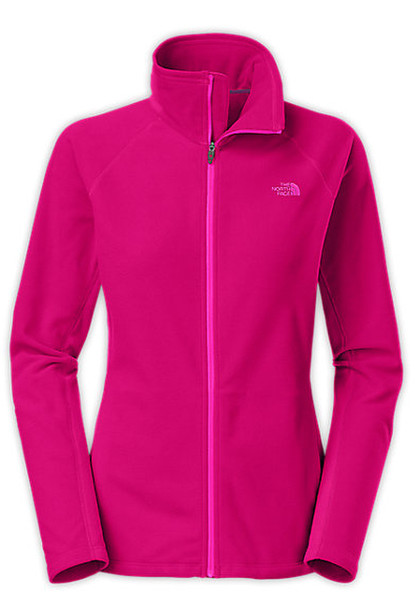 The North Face Women's Tech 100 Full Zip Fleece,Polyester Pink