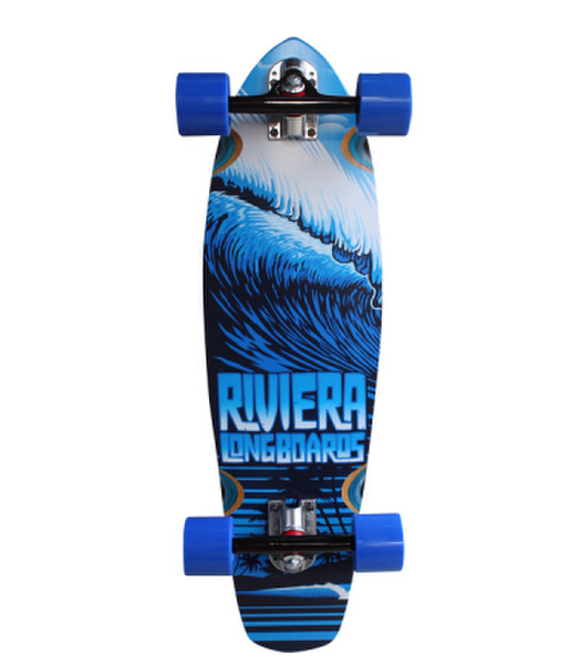 Riviera Skateboards Blue Paradise Mini Skateboard (klassisch) Blau