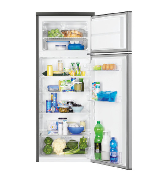 Rosenlew RJPK2600X freestanding 184L 44L A+ Stainless steel fridge-freezer