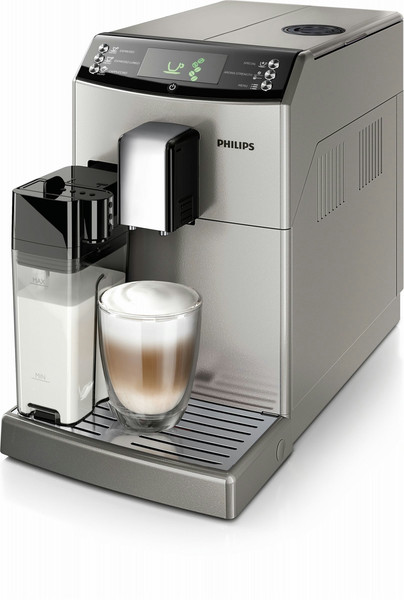 Philips 3100 series HD8834/11 Отдельностоящий Автоматическая Машина для эспрессо 1.8л Cеребряный кофеварка