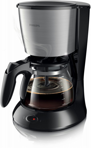 Philips Daily Collection HD7462/23 freestanding Drip coffee maker 1.2L 15cups Black,Stainless steel coffee maker