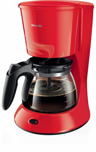 Philips Daily Collection HD7461/43 freestanding Drip coffee maker 1.2L 15cups Red coffee maker