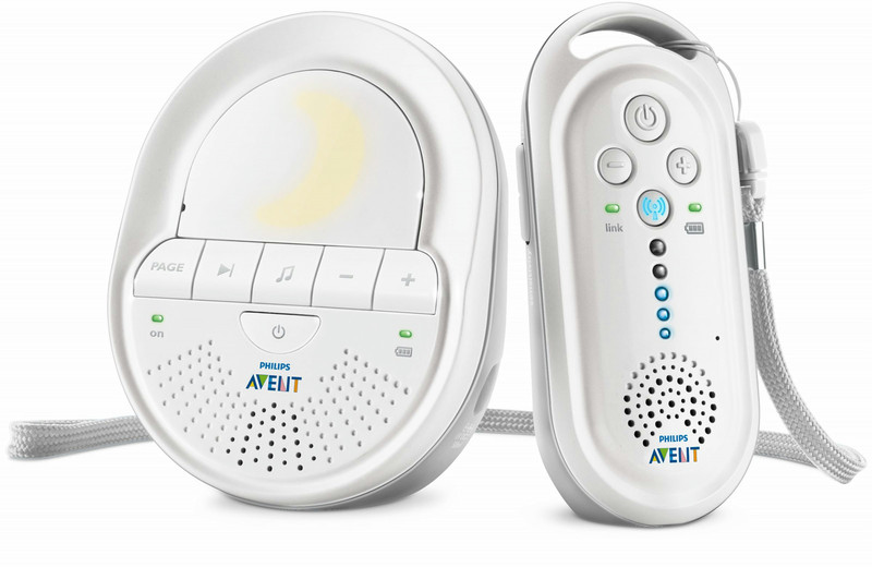 Philips AVENT Audio Monitors SCD506/01 DECT babyphone 120канала Белый радио-няня