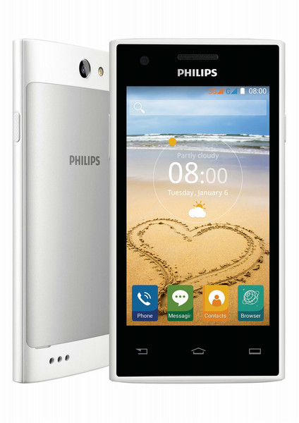 Philips CTS309WH/53 White smartphone