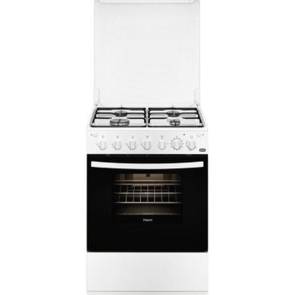 Zoppas PCG61201WA Freistehend Gas hob A Weiß Küchenherd