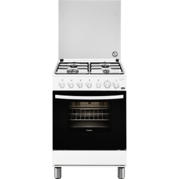 Zoppas PCG61211WA Freistehend Gas hob A Weiß Küchenherd