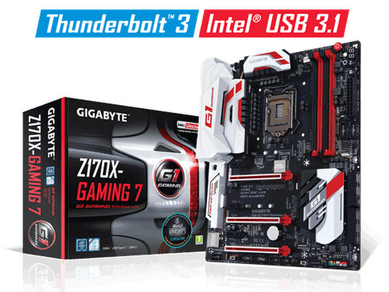Gigabyte GA-Z170X-Gaming 7-EU Intel Z170 LGA 1151 (Socket H4) ATX Motherboard