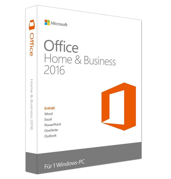 Microsoft Office Home & Business 2016, DE