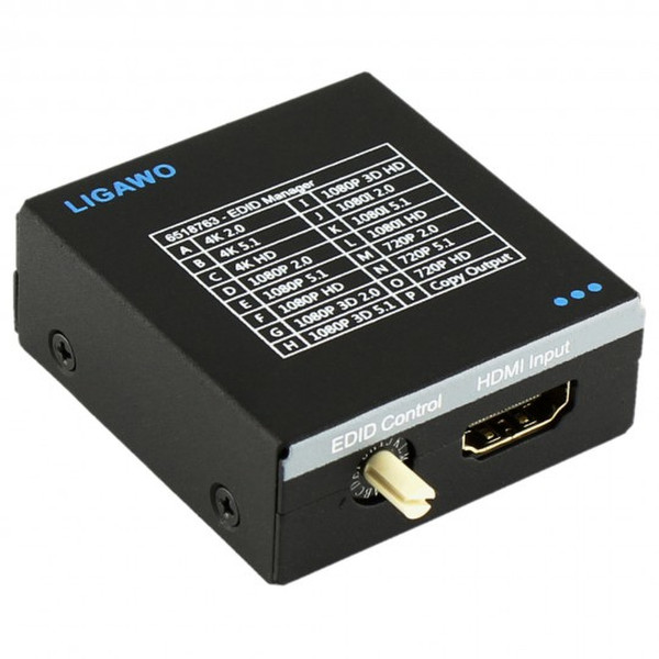 Ligawo 6518763 HDMI EDID Manager Passive video converter 3840 x 2160пикселей