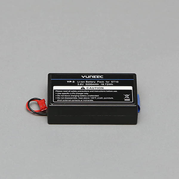 Yuneec YUNST10100 Lithium-Ion 5200mAh 3.6V rechargeable battery