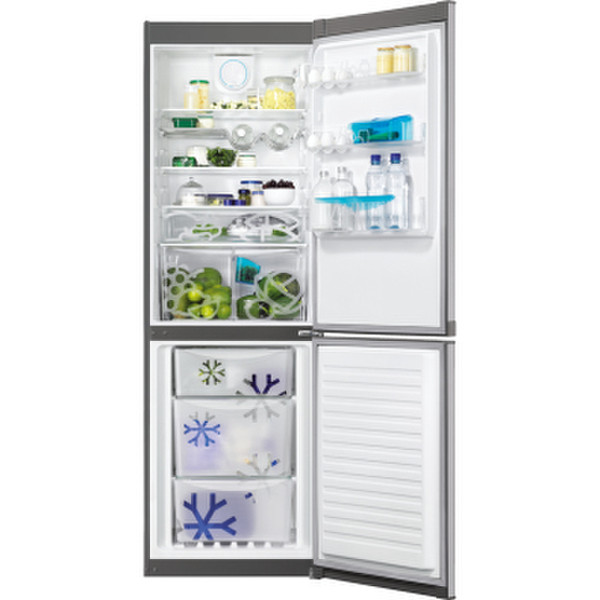 Zoppas PRB34315XA freestanding 226L 92L A++ Stainless steel fridge-freezer