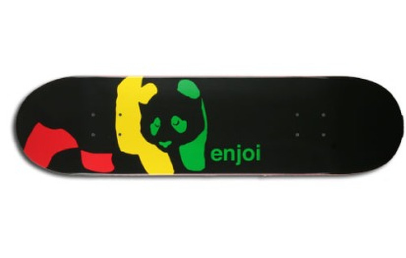 Enjoi Skateboards Rasta Panda 8.1