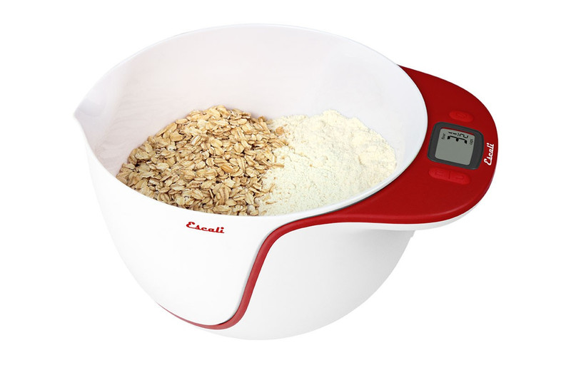 Escali MB115AR Tabletop Electronic kitchen scale Red,White