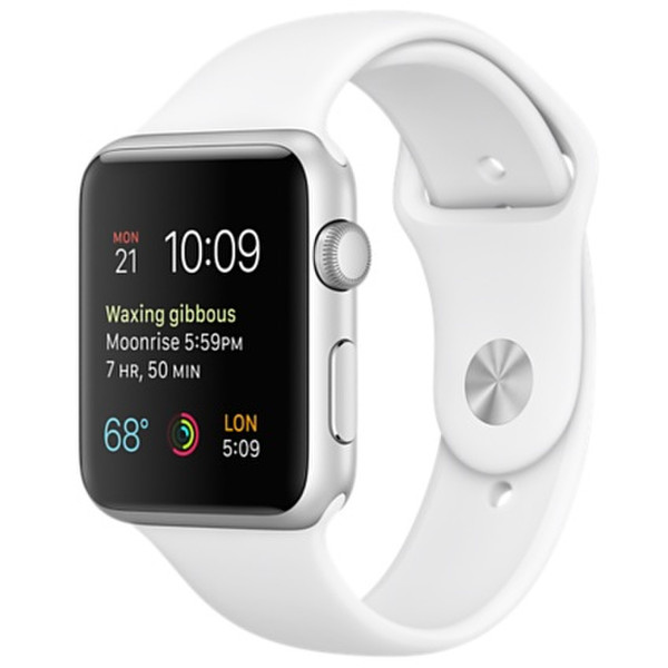 Apple Watch Sport 42mm 1.5Zoll OLED 30g Silber Smartwatch