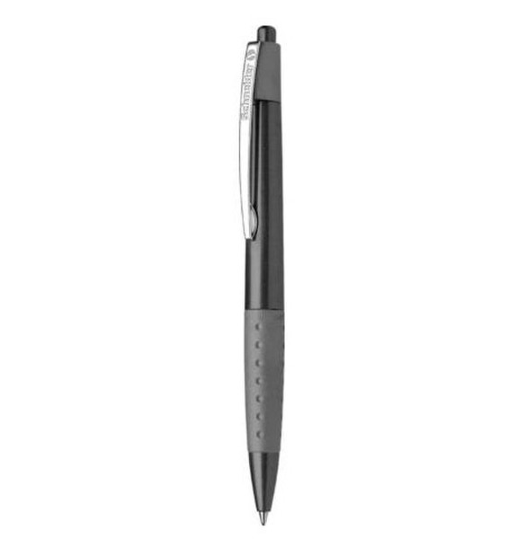 Schneider Loox Clip-on retractable ballpoint pen Medium Black 20pc(s)