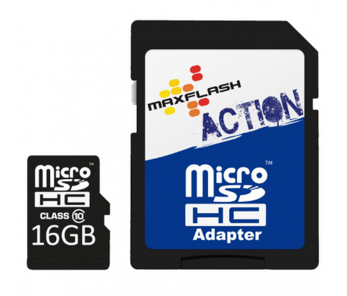 Memory Solution SD16GTFCL10M-R 16GB MicroSD Class 10 memory card
