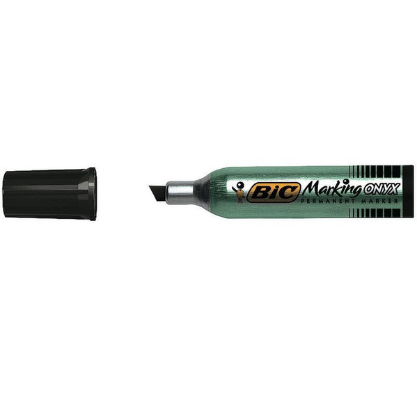 BIC Marking Onyx 1481 Chisel tip Black permanent marker