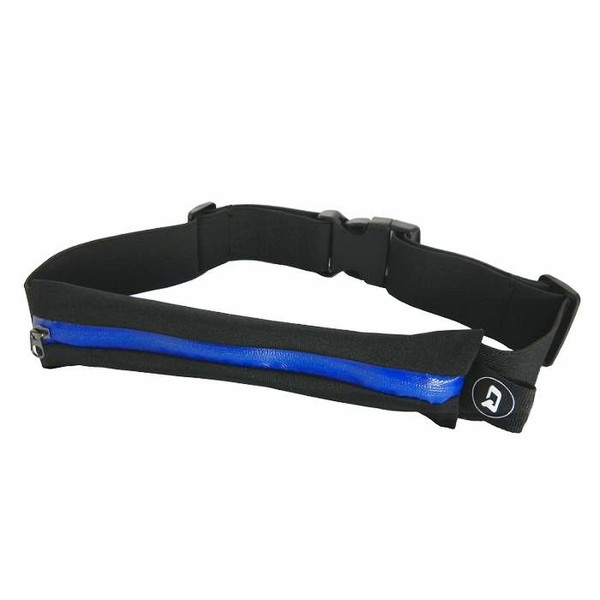 Qoltec Universal Sports Belt Unisex Black/Blue Polyester belt