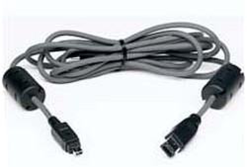 Adaptec External Firewire 1394 Cable 6p>4p 2m 400Mbit-s 2m Grau Firewire-Kabel