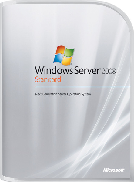 Microsoft Windows Server 2008 Standard, 32-bit/x64, without Hyper-V, SP2, EN