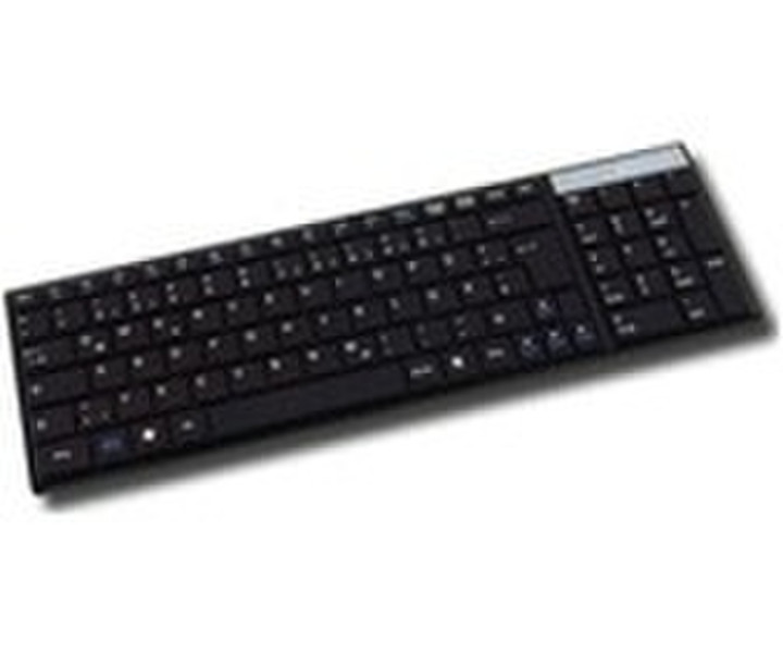 KeySonic KSK-6000 U USB QWERTZ Schwarz Tastatur