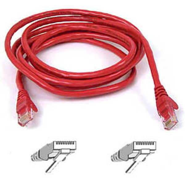 Belkin Cable Patch FastCAT RJ45 0.5m Red Bag