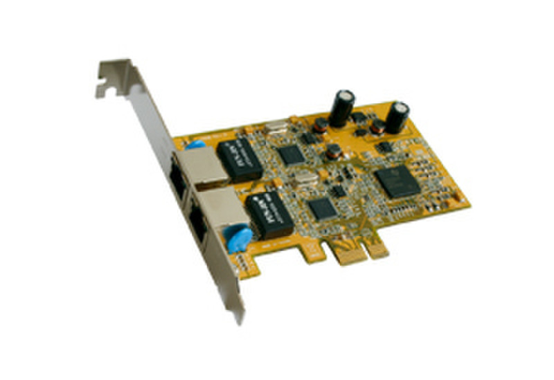 EXSYS 10/100/1000 PCI Dual Ethernet Card Internal 1000Mbit/s networking card