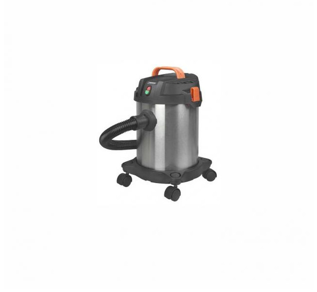 Euromac Force 1012 Cylinder vacuum cleaner 12L 1000W Black,Orange,Stainless steel