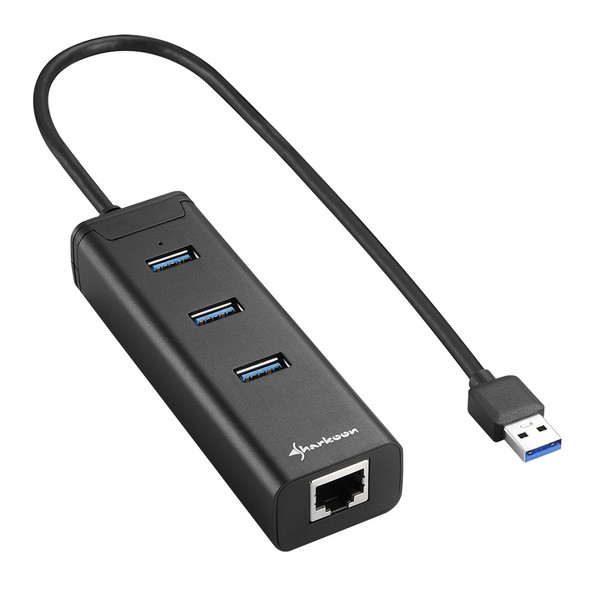 Sharkoon 3x USB 3.0 + 1x RJ45