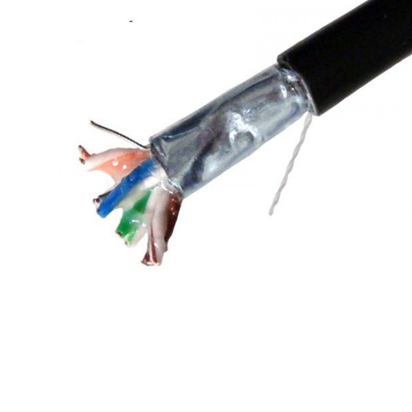 4XEM 4XOCAT5E1000 305m Cat5e Black networking cable