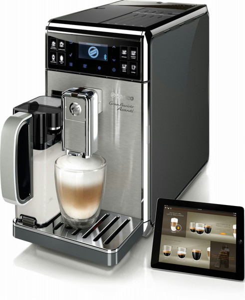 Saeco GranBaristo Avanti HD8978/01 Freestanding Fully-auto Espresso machine 1.7L Grey,Stainless steel coffee maker