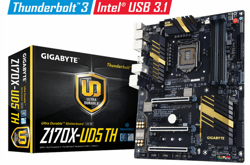 Gigabyte GA-Z170X-UD5 TH Intel® Z170 Express Chipset ATX motherboard