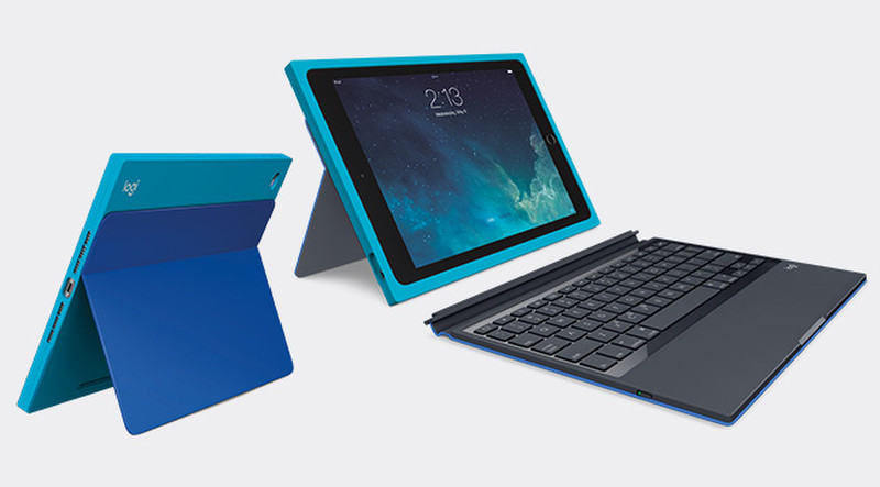 Logitech BLOK Bluetooth Schweiz Blau Tastatur für Mobilgeräte