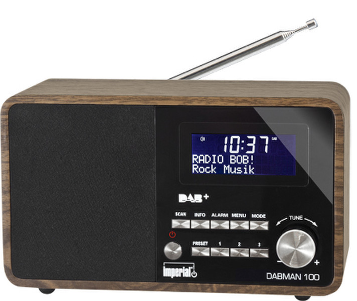 Telestar DABMAN 100 Портативный Цифровой Черный радиоприемник