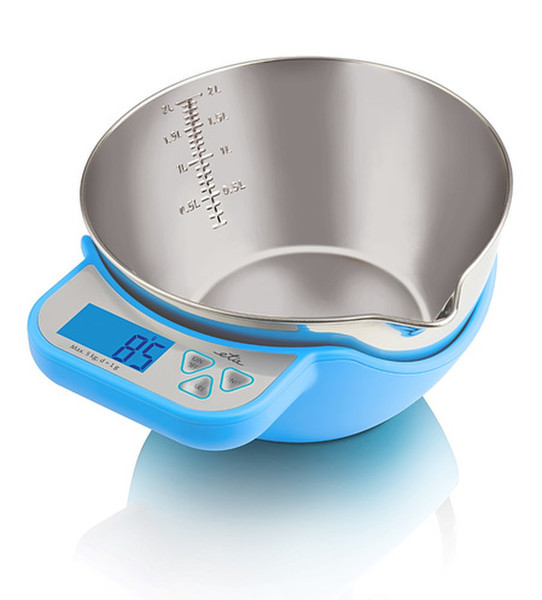 Eta 177790030 Electronic kitchen scale Синий, Нержавеющая сталь кухонные весы