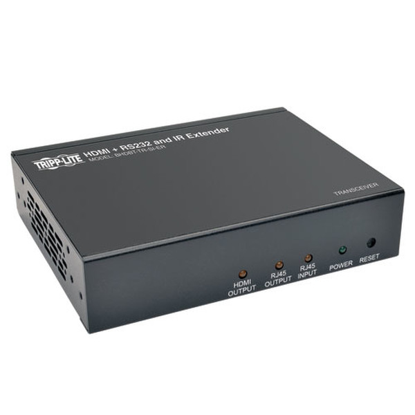 Tripp Lite HDBaseT HDMI over Cat5e/6/6a Extender Transceiver, Serial and IR Passthrough, 1080p, Up to 500 ft. (150 m)