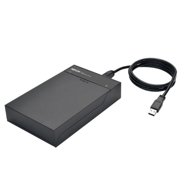 Tripp Lite USB 3.0 to SATA Hard Drive Lay-Flat Enclosure for 3.5-in. HDD and SSD