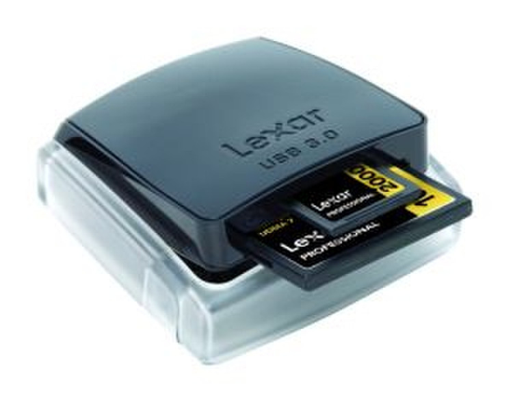 Lexar LRW400CRBNA USB 3.0 Черный, Прозрачный, Белый устройство для чтения карт флэш-памяти