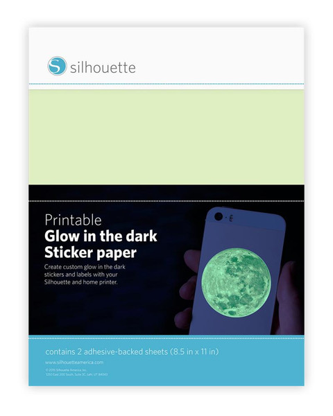 Silhouette Printable Glow-in-the-Dark Sticker Paper