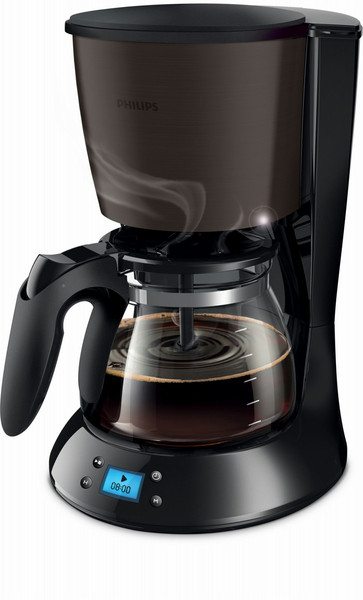 Philips Daily Collection HD7459/81 freestanding Drip coffee maker 1.2L 15cups Burgundy,Metallic coffee maker