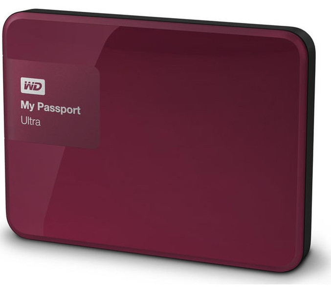 Western Digital My Passport Ultra 1TB USB Type-A 3.0 (3.1 Gen 1) 1GB Red