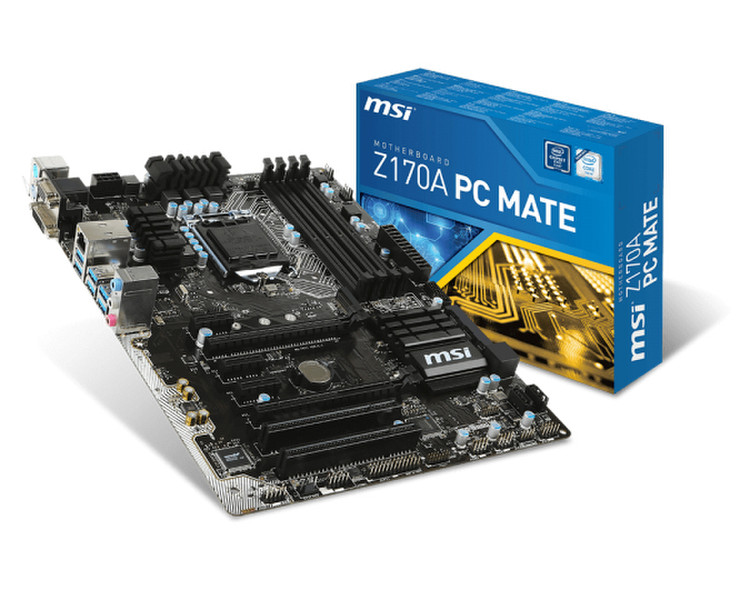 MSI Z170A PC Mate Intel Z170 LGA1151 ATX motherboard