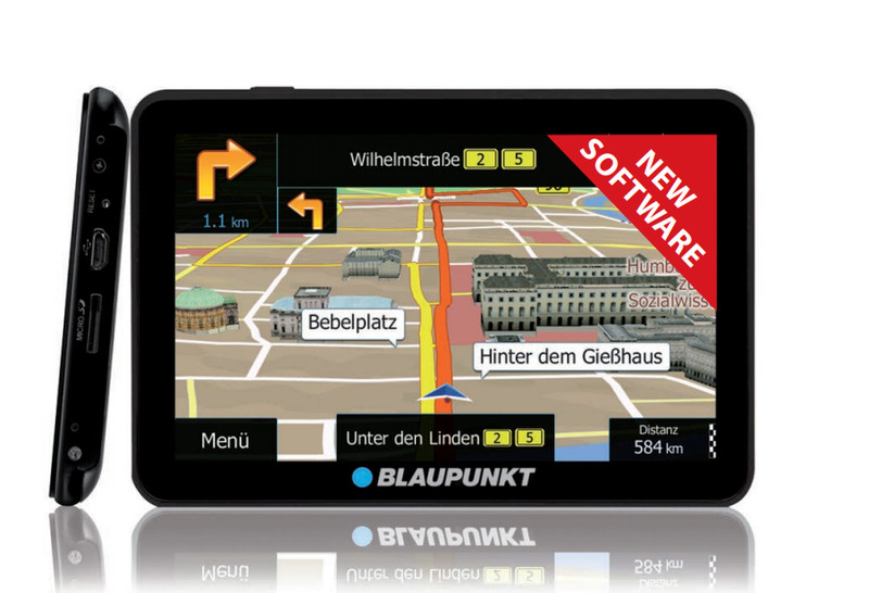 Blaupunkt TravelPilot 54 TRUCK EU LMU Fixed 5" Touchscreen 153g Black