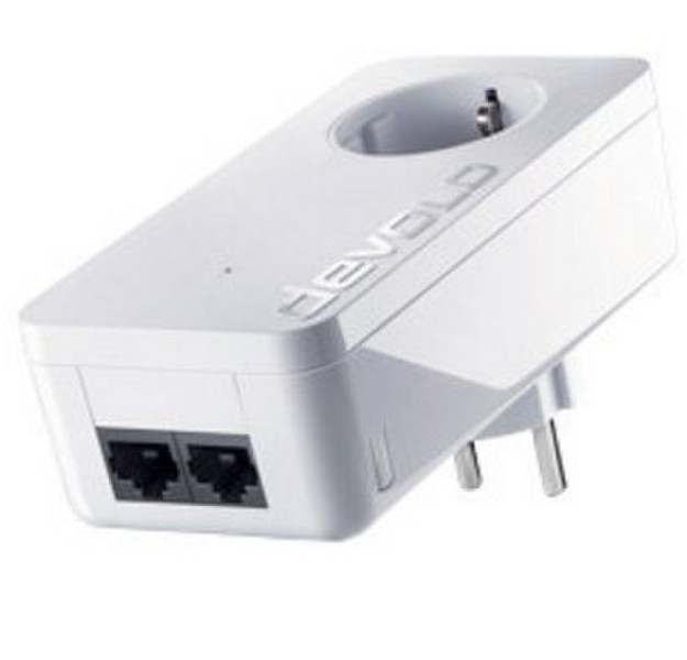 Devolo BASIC Starter Kit 500Mbit/s Eingebauter Ethernet-Anschluss Weiß 2Stück(e) PowerLine Netzwerkadapter