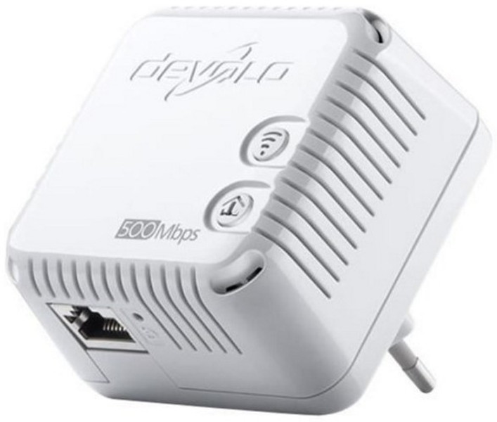 Devolo BASIC WLAN 500Mbit/s Eingebauter Ethernet-Anschluss WLAN Weiß 1Stück(e) PowerLine Netzwerkadapter