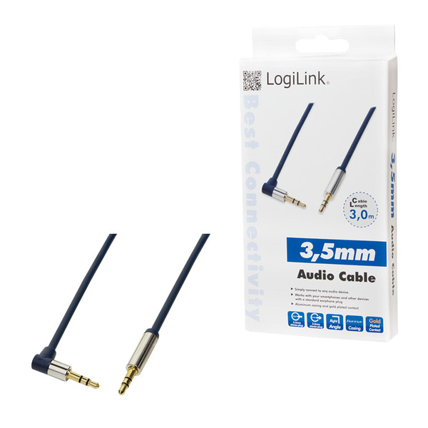 LogiLink 3.5mm - 3.5mm 3m